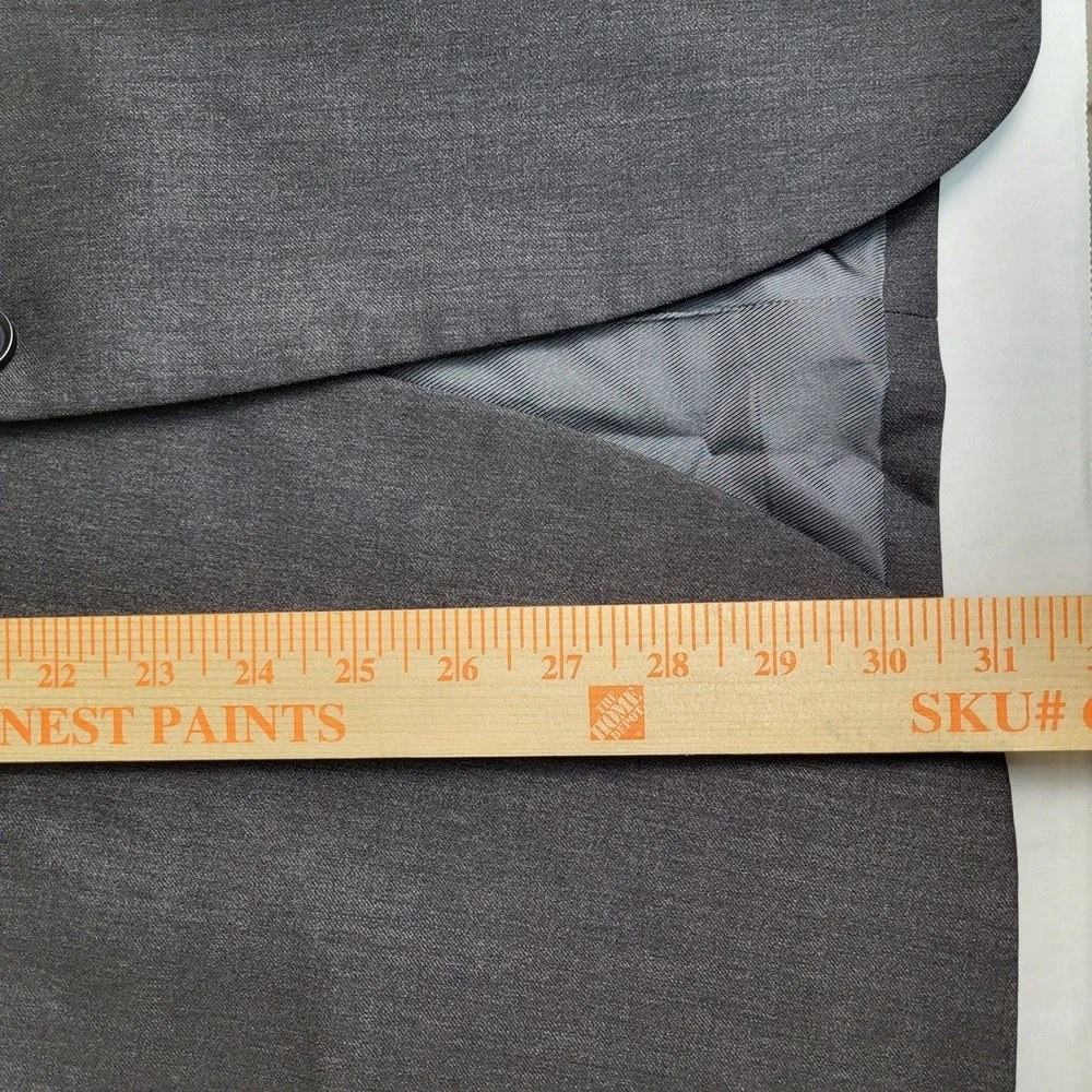 Banana Republic Mens 42R Tailored Fit Wool Gray Blazer 2 button Jacket‎ Italian